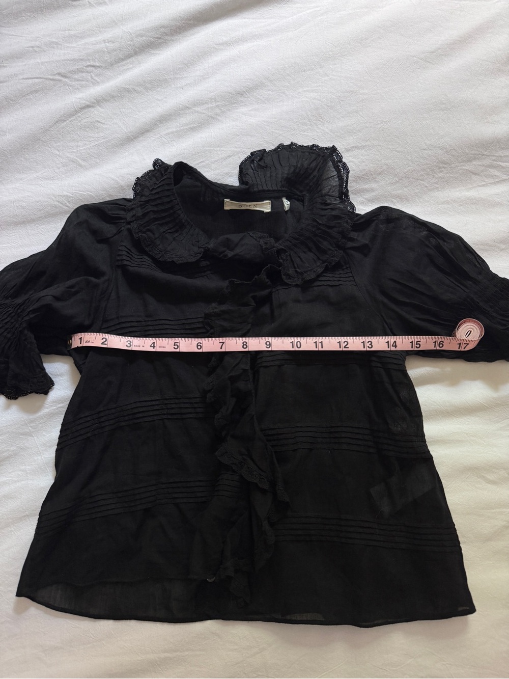 Doen Black Basalm Top - Picture 5 of 6